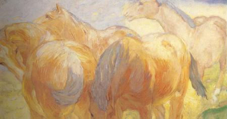  Large Lenggries Horse Painting 1 (mk34)